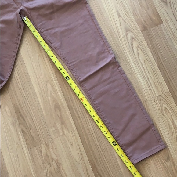 NEW dusty pink jeggings legging jeans size 29 30 L - Picture 5 of 9